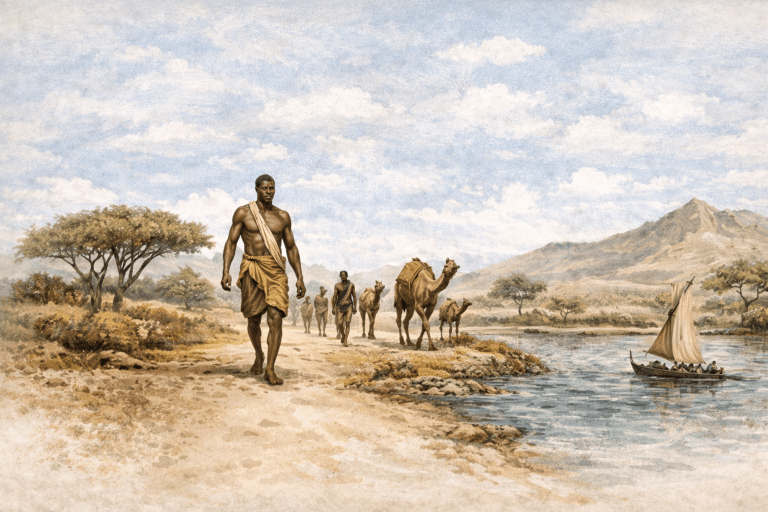 Early and traditional transport scene